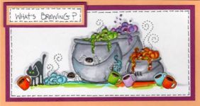 Brewing Cauldrons Card